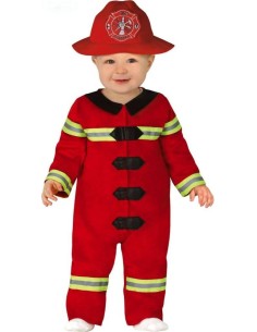 DISFRAZ BOMBERO 12-18 Meses
