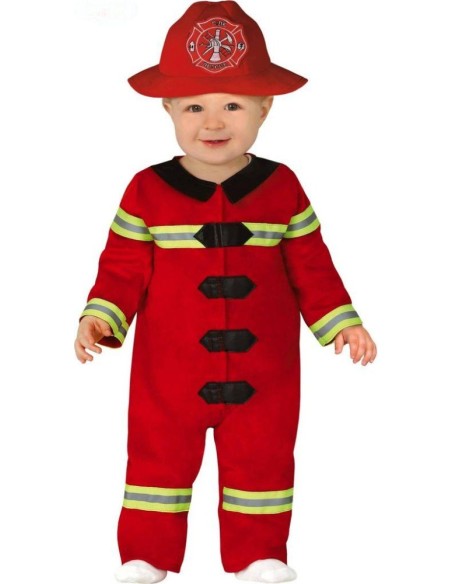 DISFRAZ BOMBERO 12-18 Meses