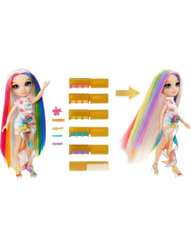 Rainbow High Hair Chalk & Style Doll- Am