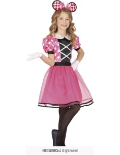 DISFRAZ RATONCITA ROSA 3-4 AÑOS MINNIE
