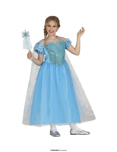 DISFRAZ PRINCESA AZUL 10-12 AÑOS