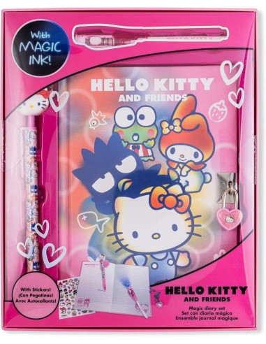 Diario Con Boligrafo Magico Hello Kitty