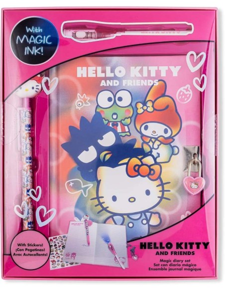 Diario Con Boligrafo Magico Hello Kitty