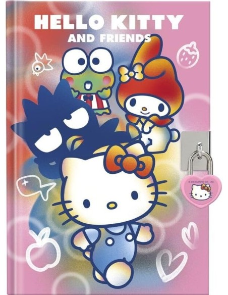 Diario Con Boligrafo Magico Hello Kitty