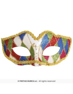 Antifaz arlequin 2
