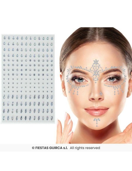 Joyas faciales brillantes surtidas
