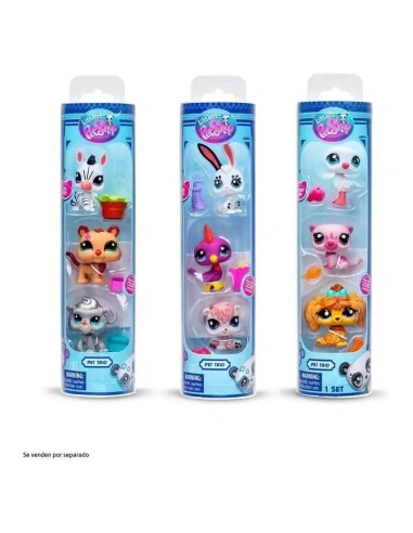Pack De 3 - Mascotas Littlest Pet Shop