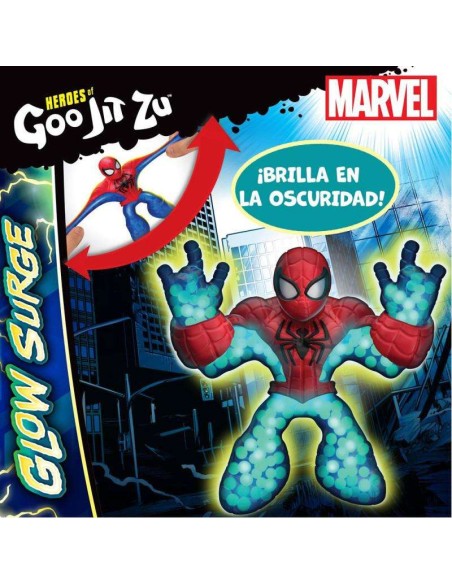 Spiderman Fig Marvel Glow Heroe Gjz