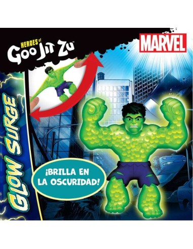 Hulk Figura Marvel Glow Heroes Gjz