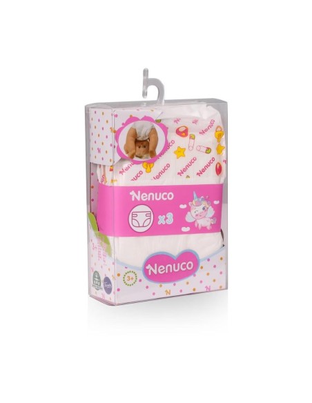 Nenuco - Accesorios Pack de 3 Pañales