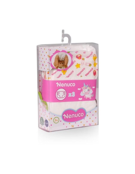 Nenuco - Accesorios Pack de 3 Pañales
