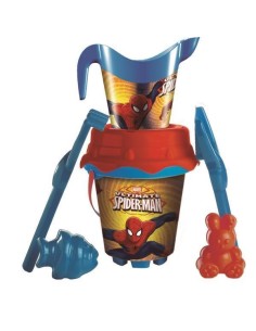 Cubo Playa Castillo Spiderman C/Regadera