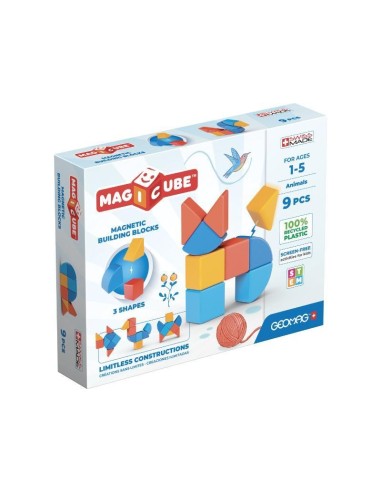 Geomag Magicube 3 Shapes Animals 9 Pcs