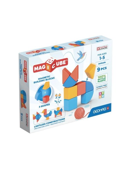 Geomag Magicube 3 Shapes Animals 9 Pcs