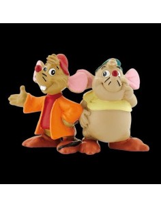 Figura Ratones Gus y Jaq ( Cenicienta ) 