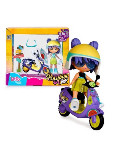 Pinypon Top Moto Girl