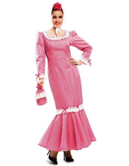 DISFRAZ CHULAPA MADRILEÑA ROSA MUJER XXL