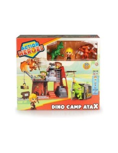 Set Juego Action Heroes Dino Camp Atax