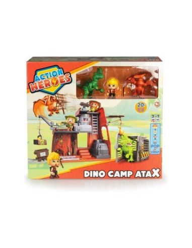 Set Juego Action Heroes Dino Camp Atax