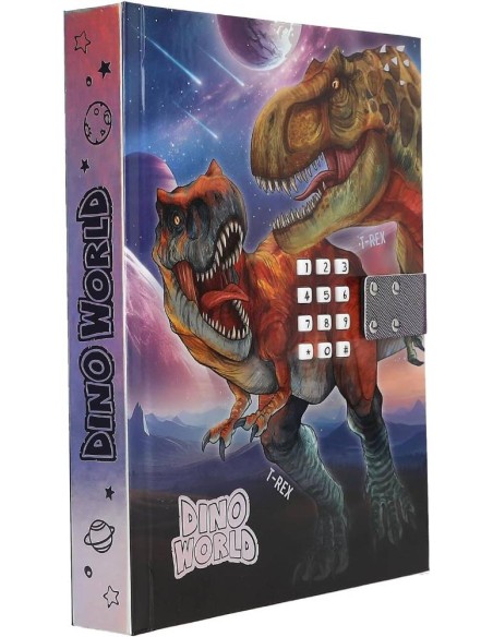 Dino World diario con código y sonido