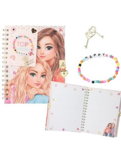 TOPModel diario con candado y  pulsera