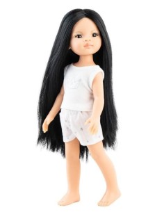 Muñeca Paola Con Pijama 32 Cm en Bolsa