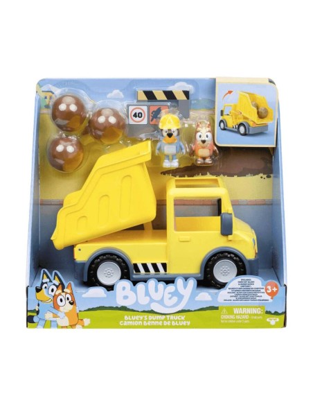 Bluey Camión Volquete con 2 Figuras