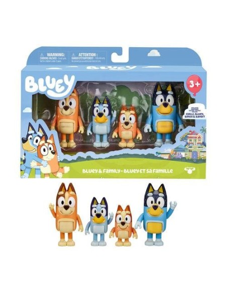Bluey Pack 4 Figuras Varios Modelos