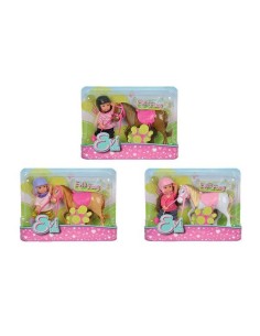 Evi Love- Evi con pony 3 surtidos