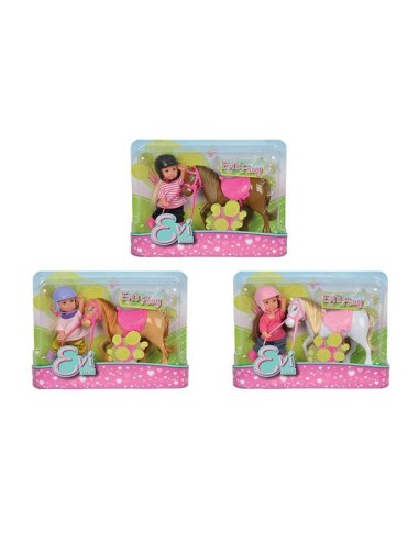 Evi Love- Evi con pony 3 surtidos