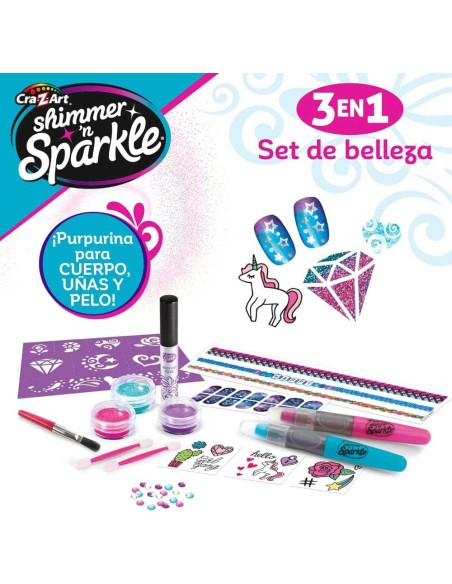 SHIMMER N SPARKLE-3 EN 1 SET DE BELLEZA