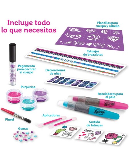 SHIMMER N SPARKLE-3 EN 1 SET DE BELLEZA