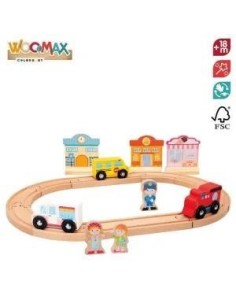 WOOMAX-CIRCUITO PISTA C/VEHICULOS-FIGURA