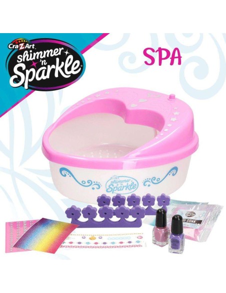 SHIMMER N SPARKLE-SPA PIES 5 EN 1 C/LUZ