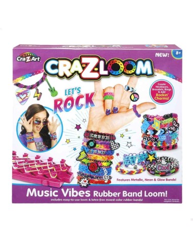 CRA-Z-LOOM-ESTUDIO BRAZALETS LET´S ROCK