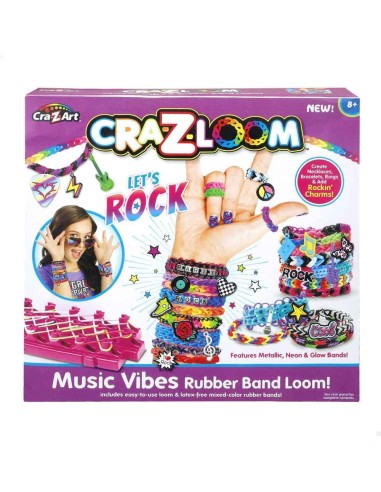 CRA-Z-LOOM-ESTUDIO BRAZALETS LET´S ROCK