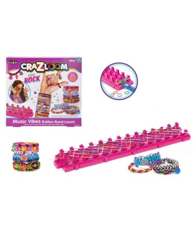 CRA-Z-LOOM-ESTUDIO BRAZALETS LET´S ROCK
