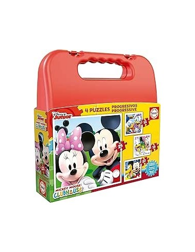 Maleta Puzzles Progresivos Mickey Mouse