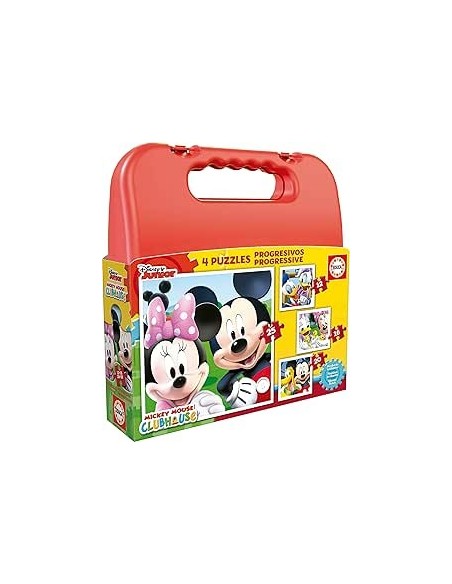 Maleta Puzzles Progresivos Mickey Mouse