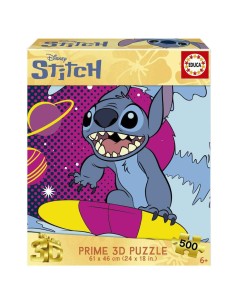 Puzzle 3D Lenticular 500 Stitch Disney E