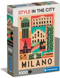 Puzzle 1000 Pzs Style In The City Milano