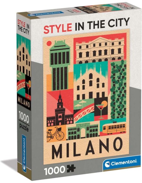 Puzzle 1000 Pzs Style In The City Milano