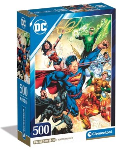Puzzle 500 Pzs Hqc Dc Comics Compact Box