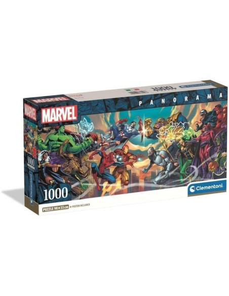 Puzzle 1000 Pzs Panorama Marvel Heroes V