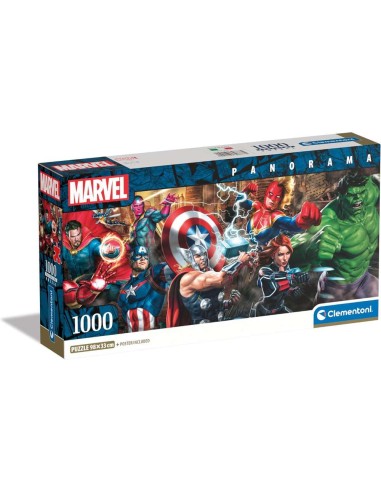 Puzzle 1000 Pzs Panorama Marvel Compact