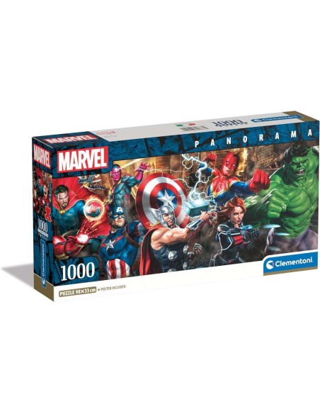 Puzzle 1000 Pzs Panorama Marvel Compact