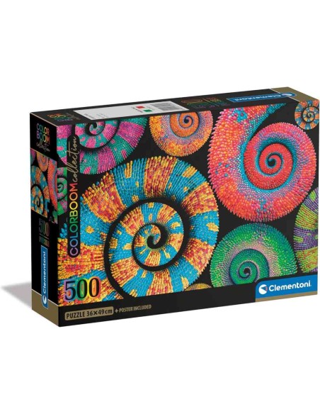 Puzzle 500 Pzs Hqc Colorboom Curly Tails