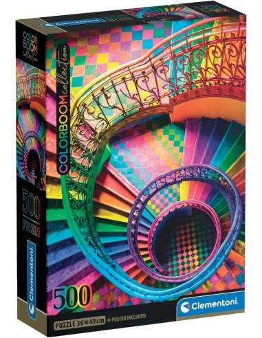 Puzzle 500 Pzs Hqc Colorboom Stairs Comp