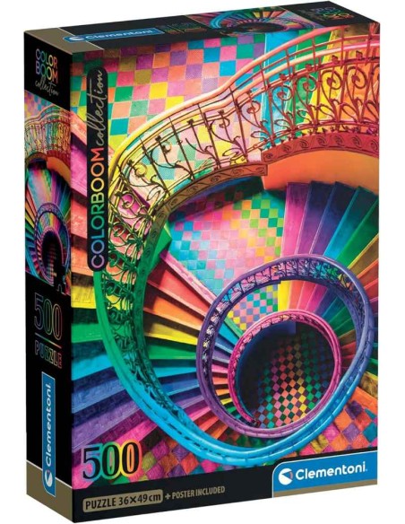 Puzzle 500 Pzs Hqc Colorboom Stairs Comp