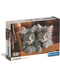 Puzzle 500 Pzs  Hqc Kittens Compact Box
